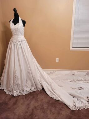 David bridal Michael Angelo wedding dress